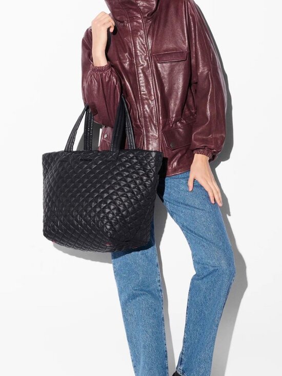 MZ Wallace Handbags - MZ Wallace Black Quilted Tote Bag